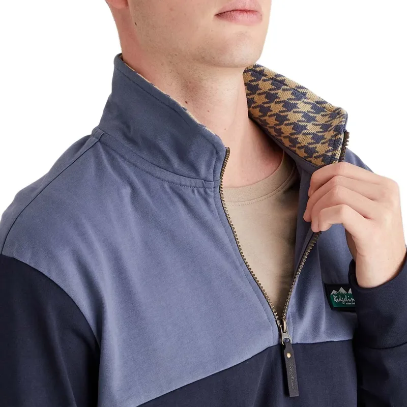 Ridgeline Salthouse Mens 1/4 Zip Top  - Navy-5