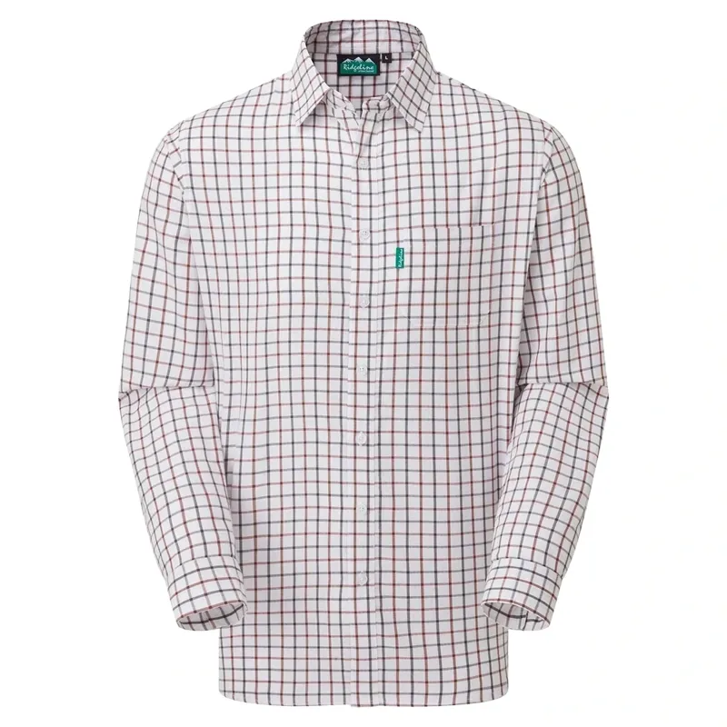 Ridgeline Sedgebrook Men's Shirt - Shale/Deep Russet-1