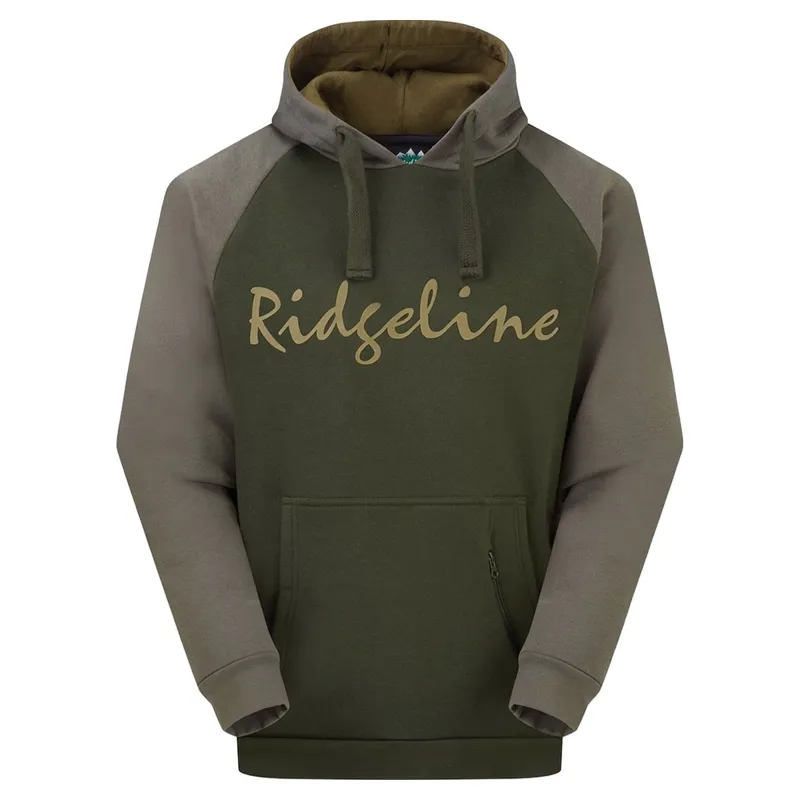 Ridgeline Performance Signature Mens Hoodie - Deep Forest-4