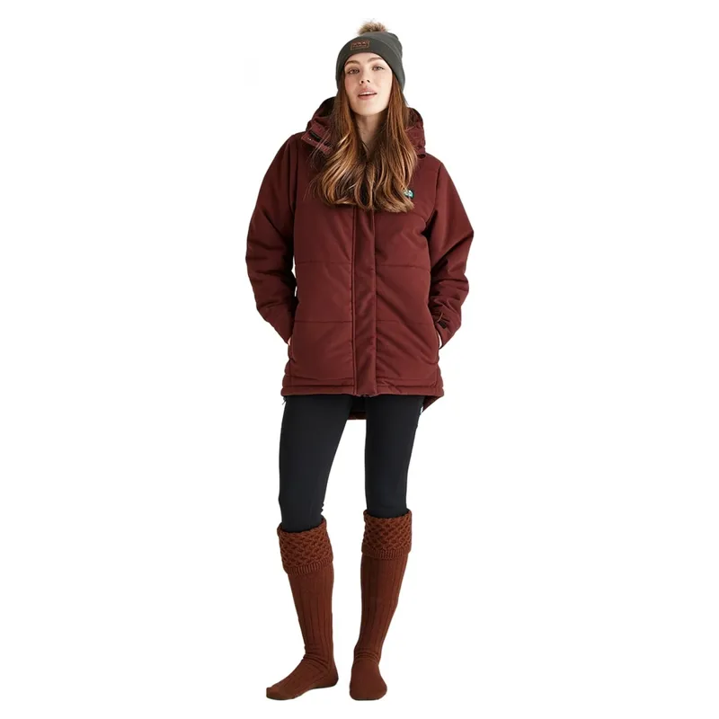 Ridgeline Womens Double Cuff Welly Socks - Nutmeg-7