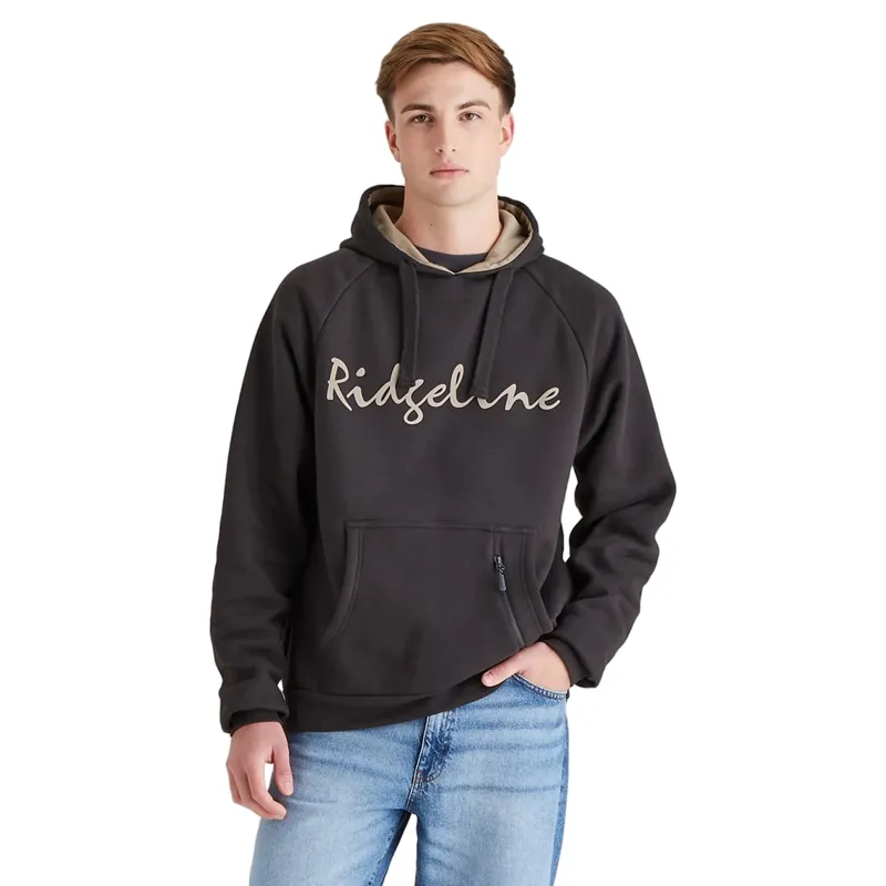 Ridgeline Performance Signature Mens Hoodie- Shale