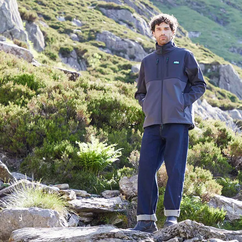 Ridgeline Ranger Mens Softshell Jacket - Shale-5