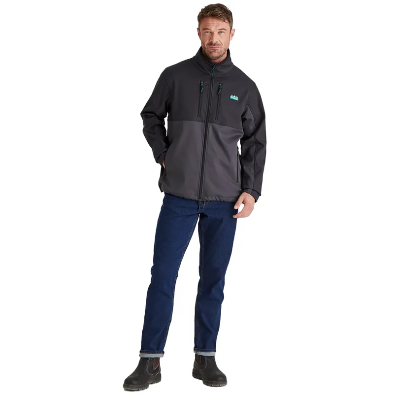 Ridgeline Ranger Mens Softshell Jacket - Shale-6
