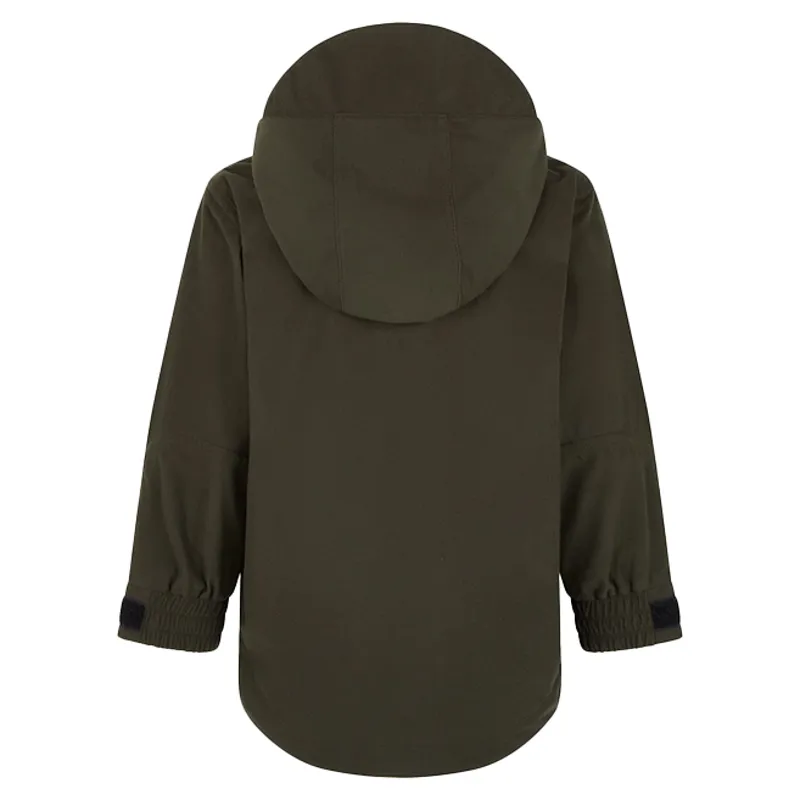 Ridgeline Spiker V1 Junior Hooded Waterproof Jacket - Olive-1