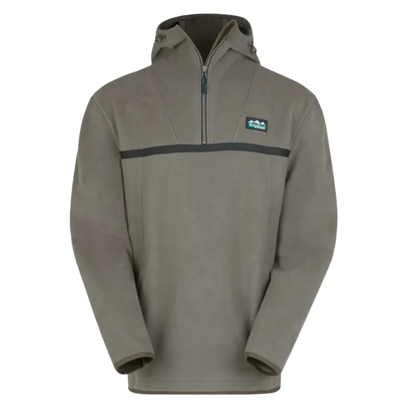 Ridgeline Kodiak Mens Fleece Smock - Smokey Olive-4