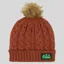 Ridgeline Nordic Fleck Unisex Bobble Hat - Russet