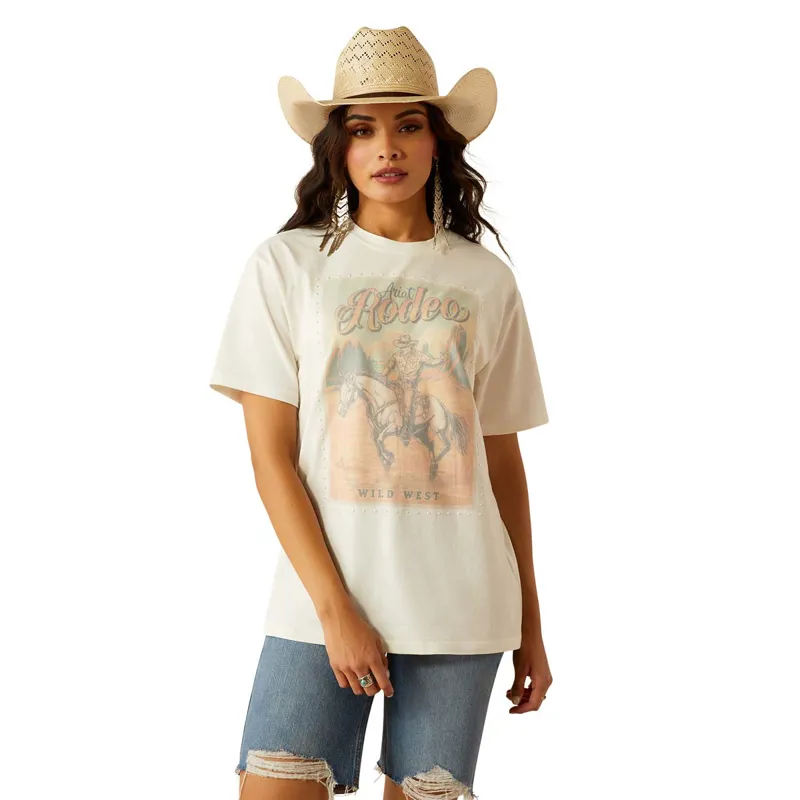 Ariat Rodeo Ladies Tee - Cloud Dancer