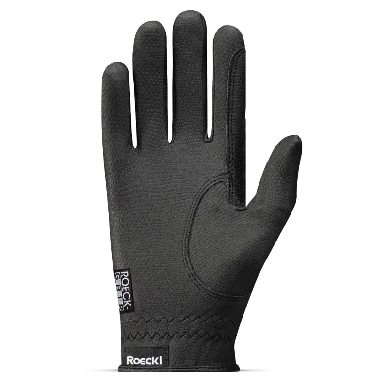 Roeckl Chester Roeck-Grip Adults Riding Gloves - Black-1
