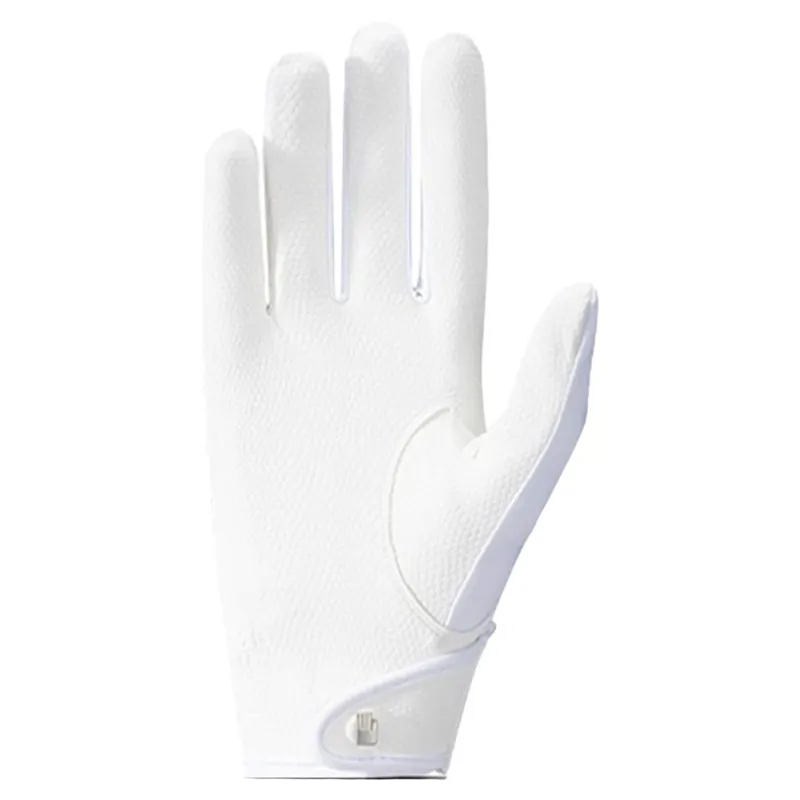 Roeckl Lillinoe Adult Riding Gloves - White-1