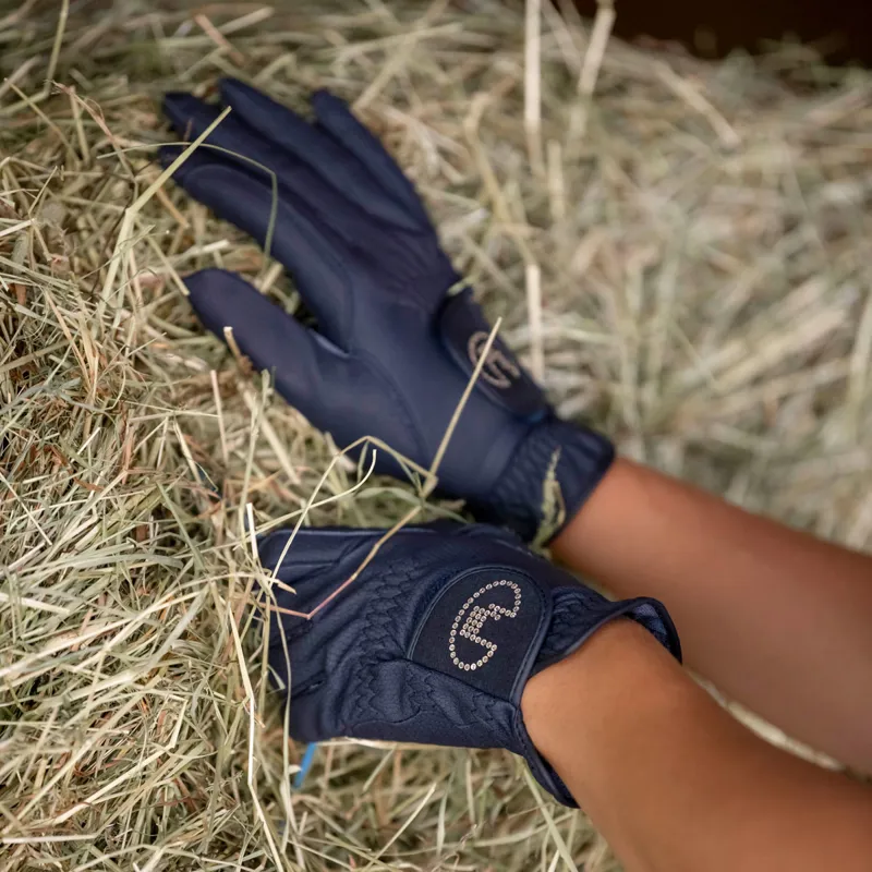 Roeckl Lisboa Adults Riding Gloves - Navy-3