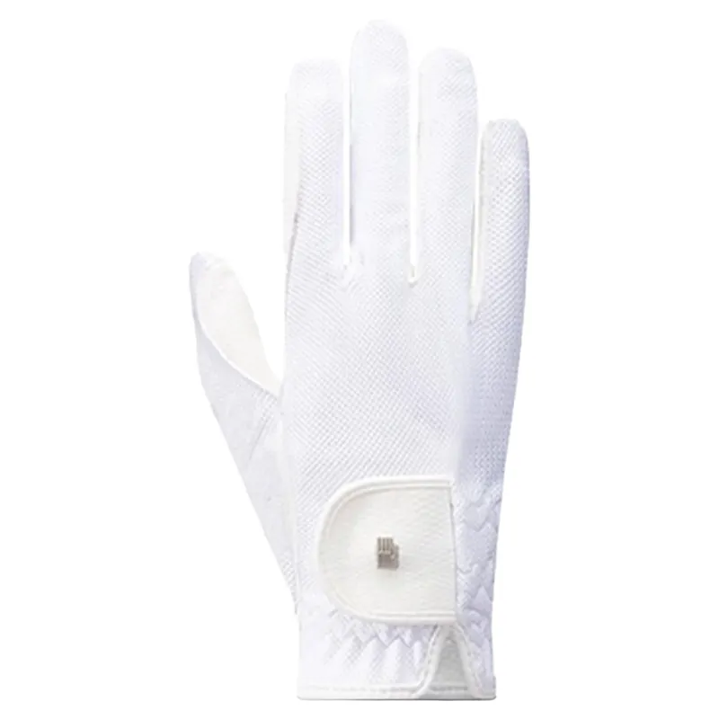 Roeckl Roek-Grip Lite Junior Riding Gloves - White