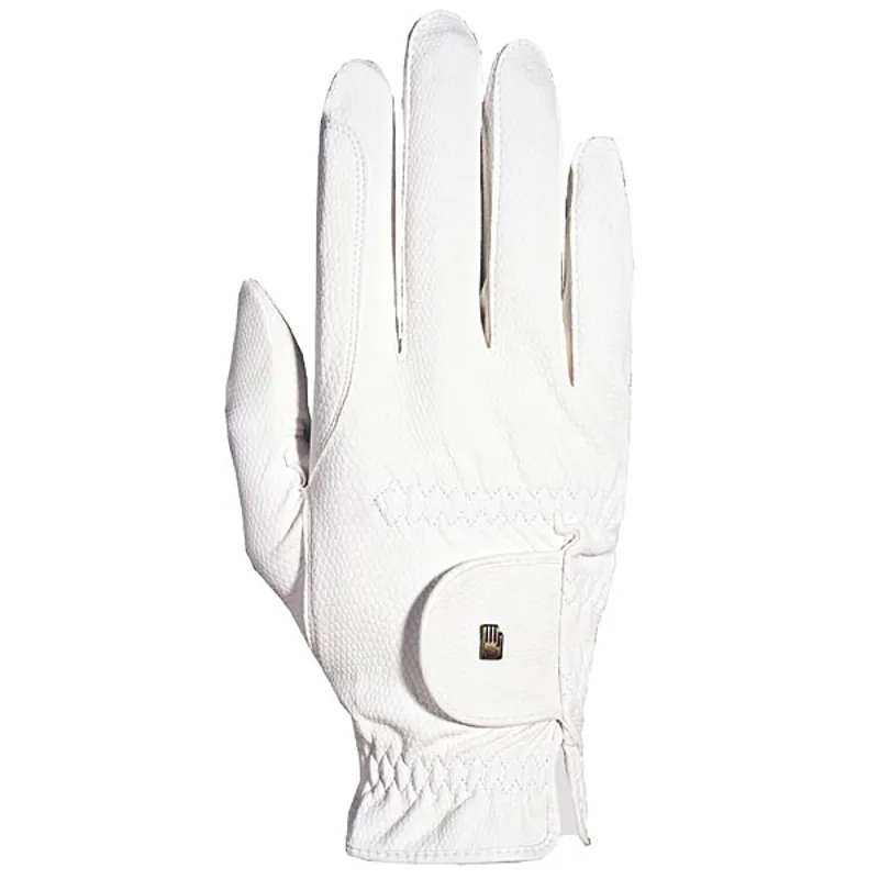 Roeckl Chester Roeck-Grip Adults Riding Gloves - White