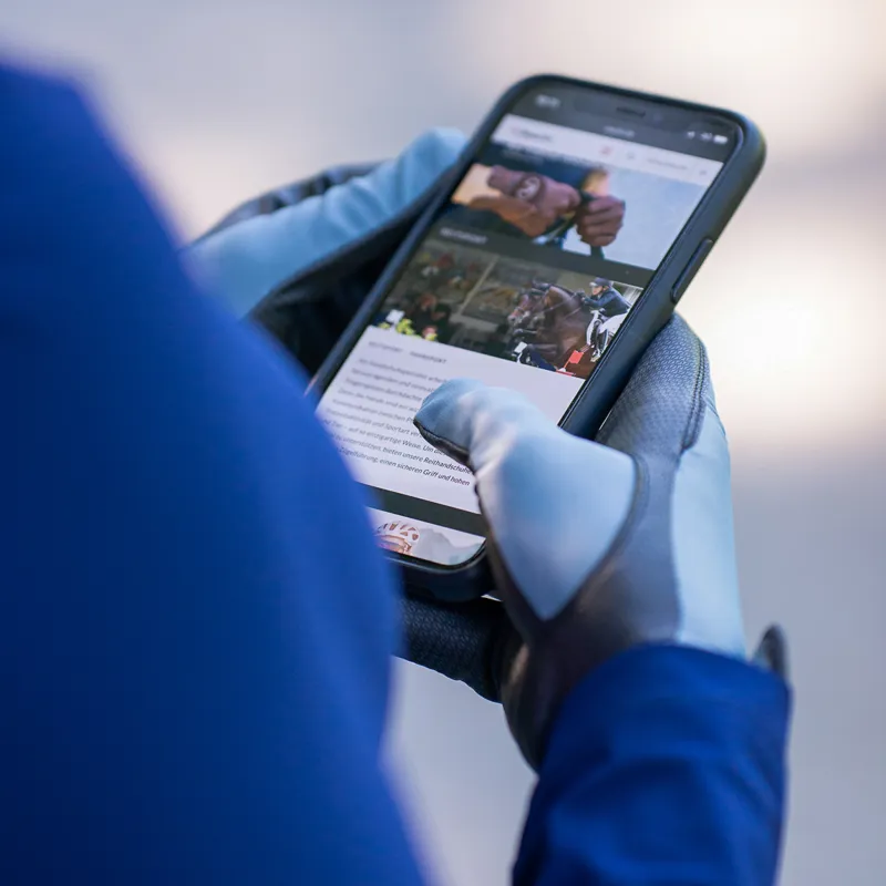 Roeckl Muenster Adults Riding Gloves - Grey-3