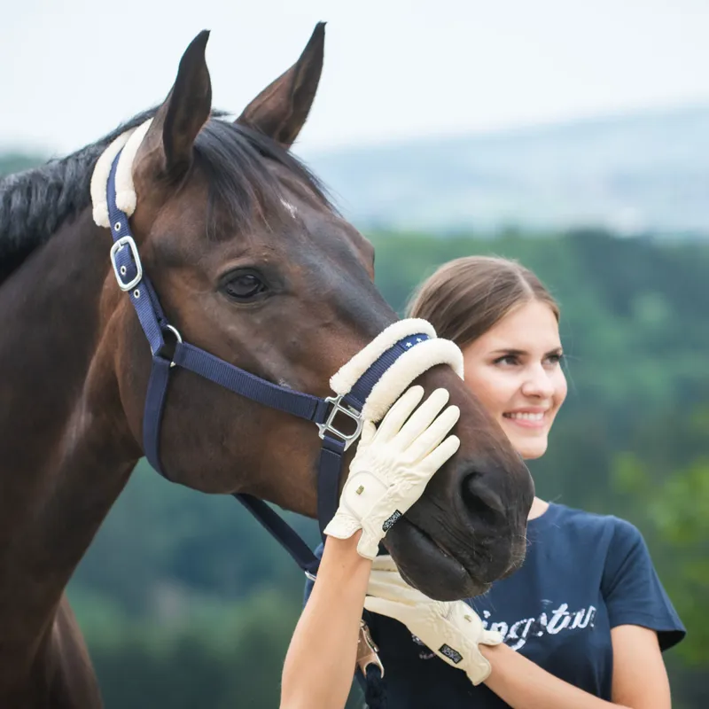 Roeckl Chester Roeck-Grip Adults Riding Gloves - White-2