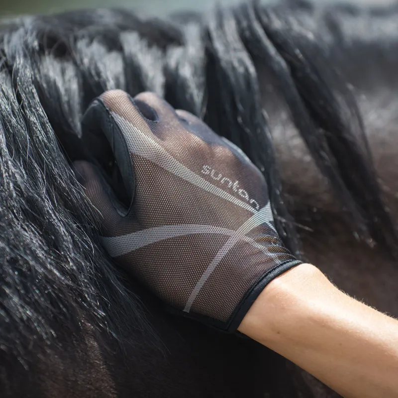 Roeckl Laila Ladies Summer Riding Gloves - Black-2