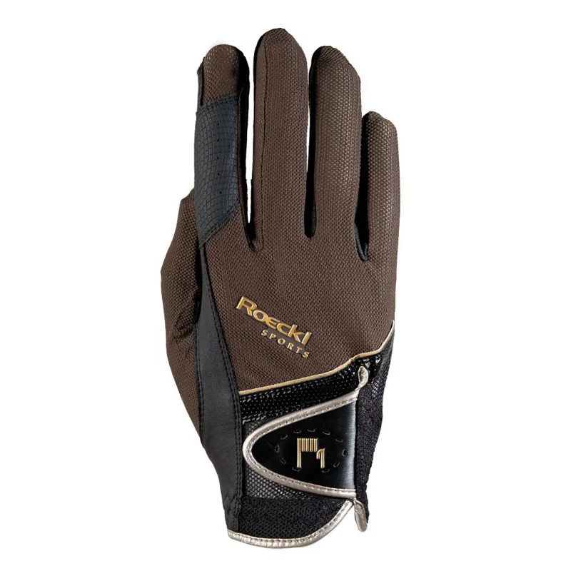 Roeckl Madrid Adults Riding Gloves - Mocha