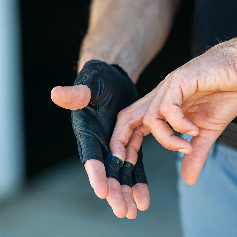 Roeckl Miami Fingerless Riding Gloves - Black-1