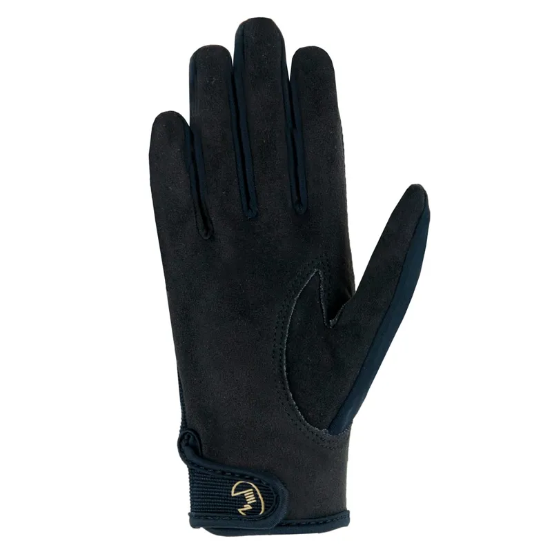 Roeckl Tryon Junior Riding Gloves - Black/Gold-1