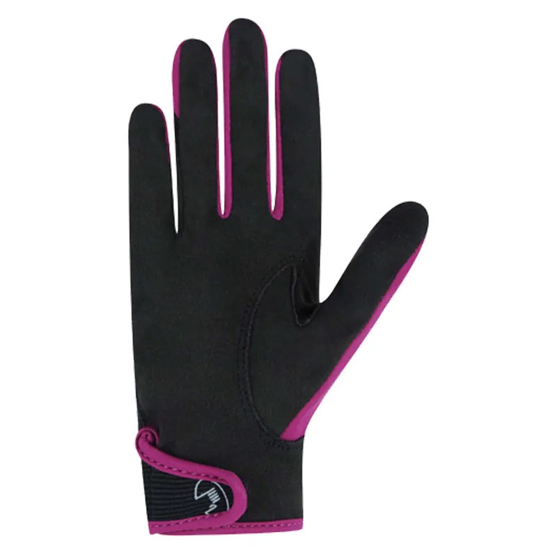 Roeckl Tryon Junior Riding Gloves - Berry-1
