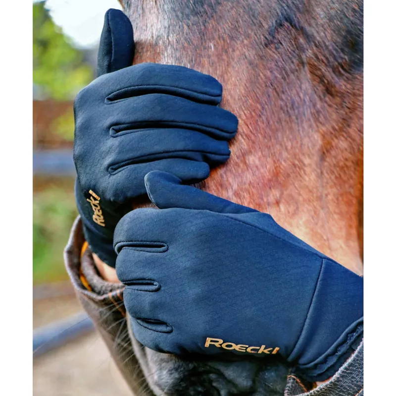 Roeckl Wesley Winter Riding Gloves - Black-2