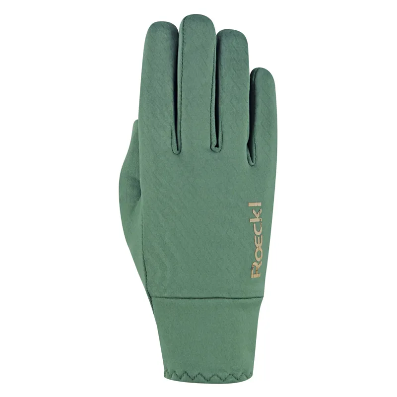 Roeckl Wesley Winter Riding Gloves - Laurel Leaf