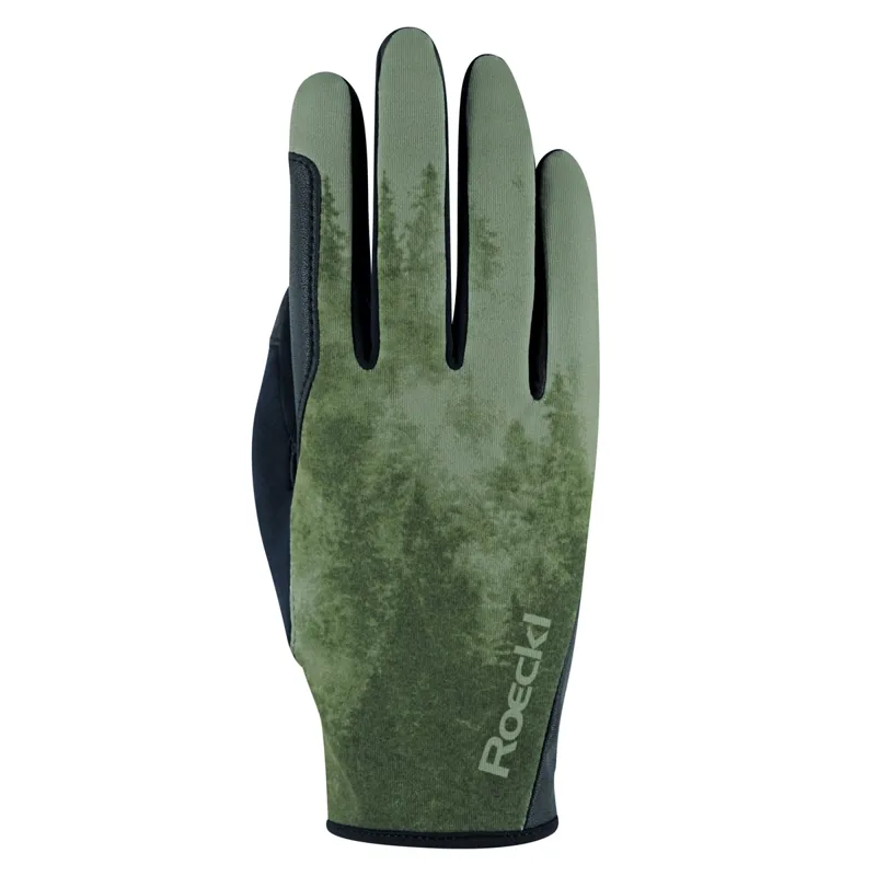 Roeckl Wing Winter Adults Riding Gloves - Forest