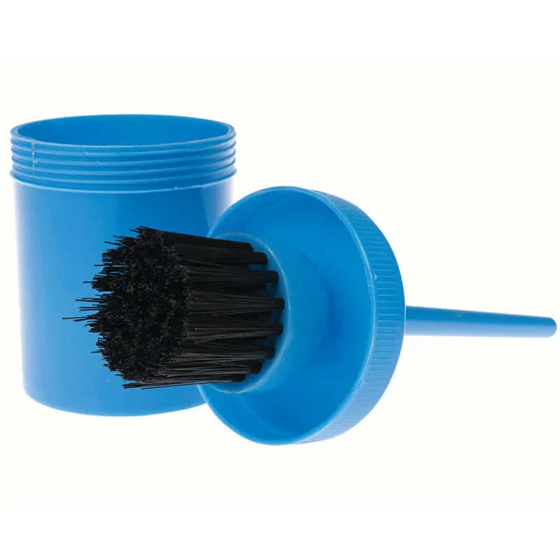 Roma Brights Hoof Brush with Bottle - Aqua Blue
