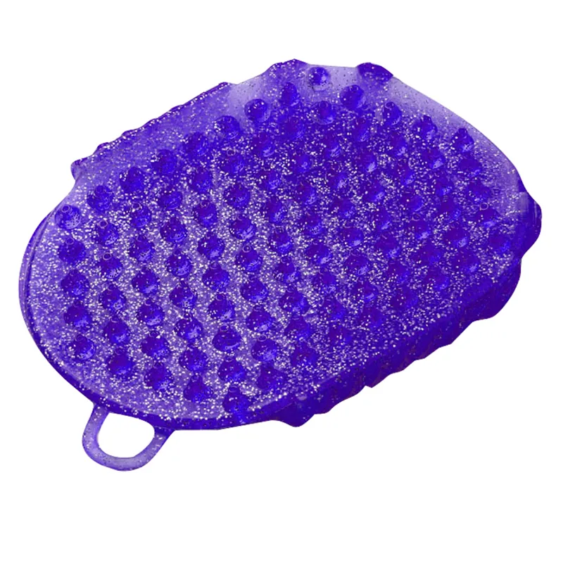 Roma Double Sided Massage Glove - Glitter Purple