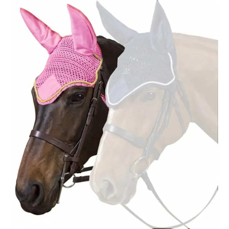 Roma Competition Ear Cover - Pink/Gold