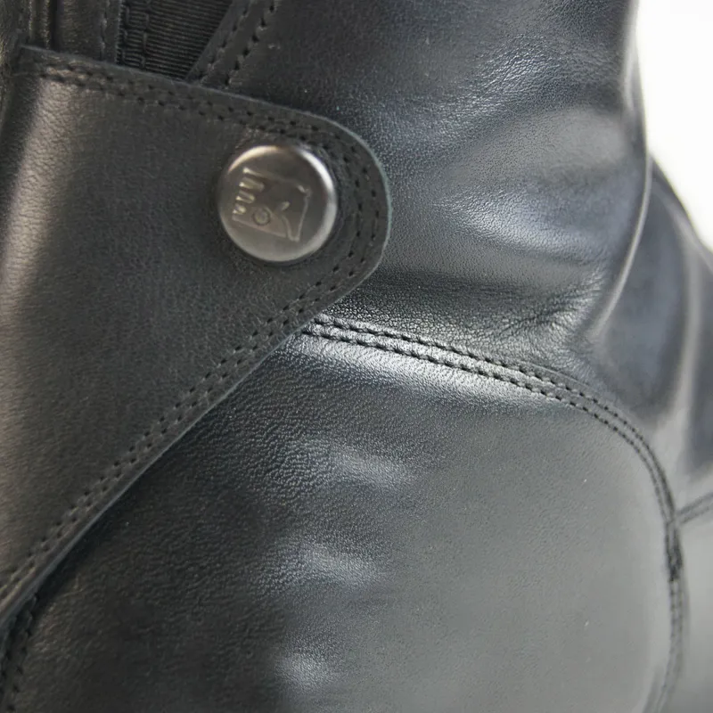 DeNiro S3312 Tall Riding Boots with Lower Zip Guards - Black-2