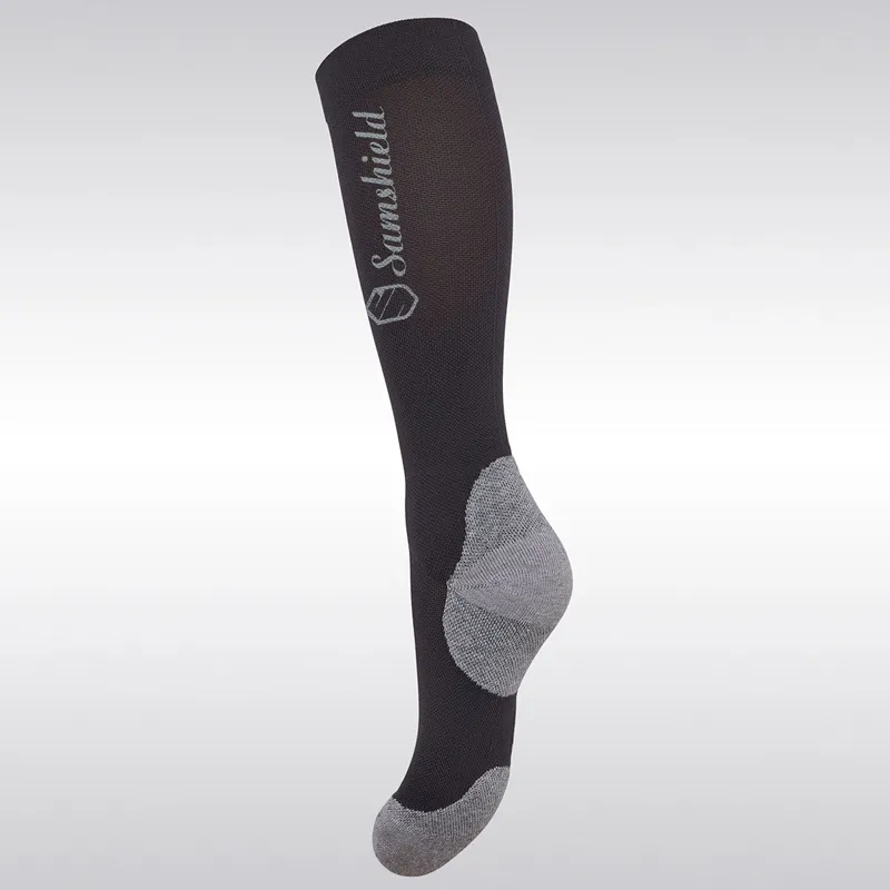 Samshield Balzane Soft Print Unisex Socks - Anthracite-1