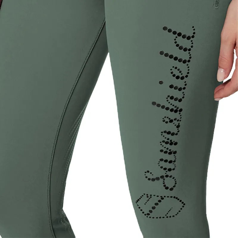 Samshield Alpha 25 Knee Grip Ladies Riding Tights - Pistaccio-2