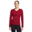 Samshield Axella Crystal Ladies Long Sleeve Top - Deep Wine
