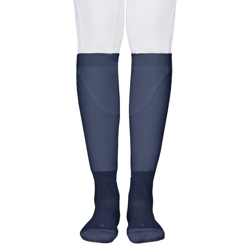 Samshield Balzane Crystal Bloom Tall Riding Socks - Navy-2