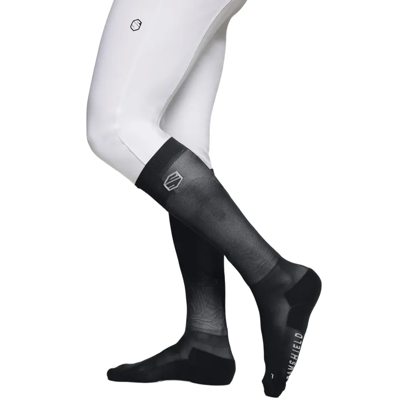 Samshield Balzane Trio Pack Womens Tall Riding Socks - Black-1