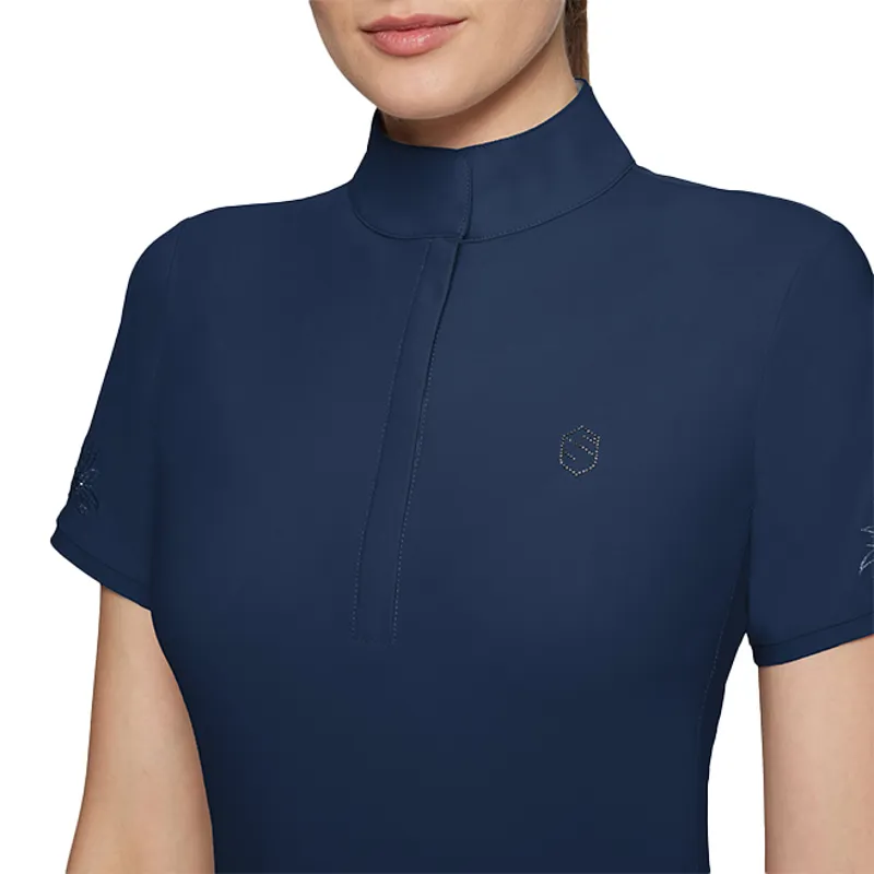 Samshield Barbara Ladies Training Polo Shirt - Cosmic Blue-2