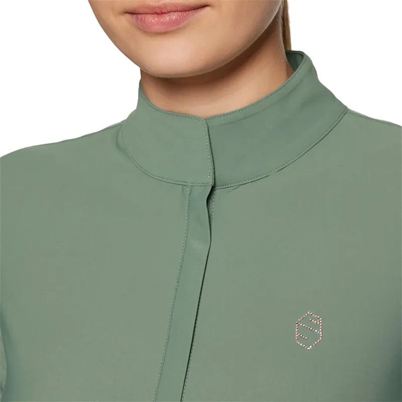 Samshield Barbara Ladies Training Polo Shirt - Pistaccio-2