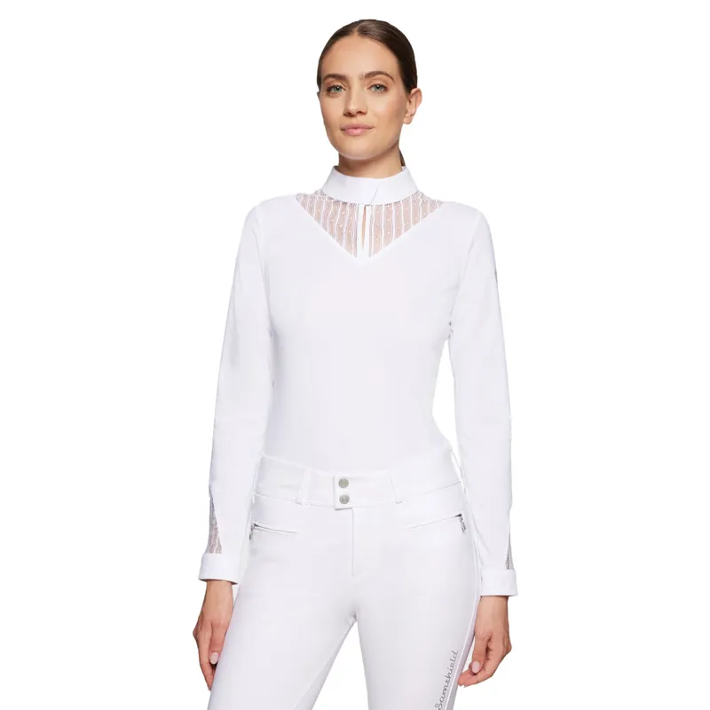 Samshield Beatrice Long Sleeved Ladies Show Shirt - White