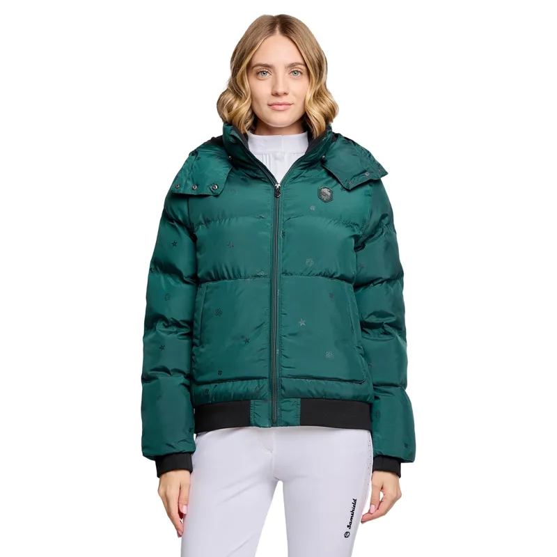 Samshield Billie Emblem Edition Womens Quilted Jacket - Hunter Green