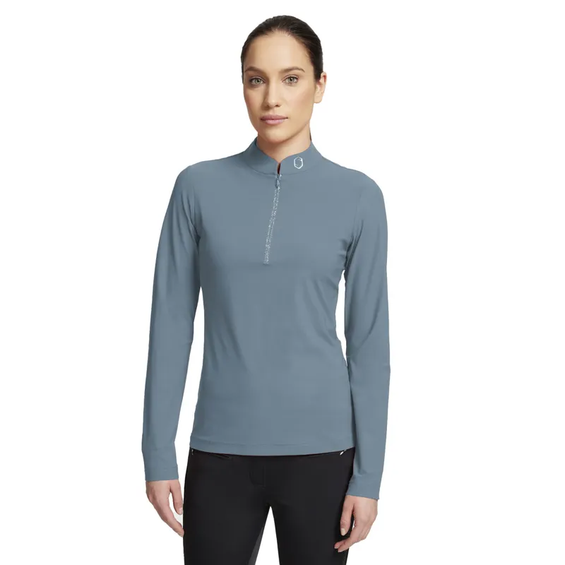 Samshield Brunella Long Sleeve Ladies Training Top - Dusty Blue