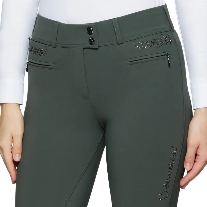 Samshield Capucine Full Grip Womens Breeches - Dark Forest-2