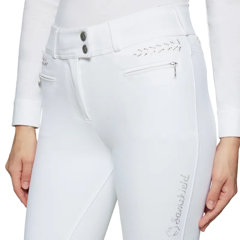 Samshield Capucine Full Grip Womens Competition Breeches - White-2