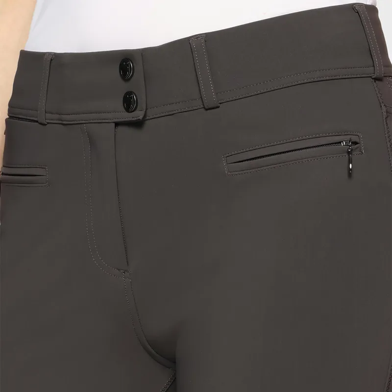 Samshield Capucine Ferna Knee Grip Womens Breeches - Magnet-2