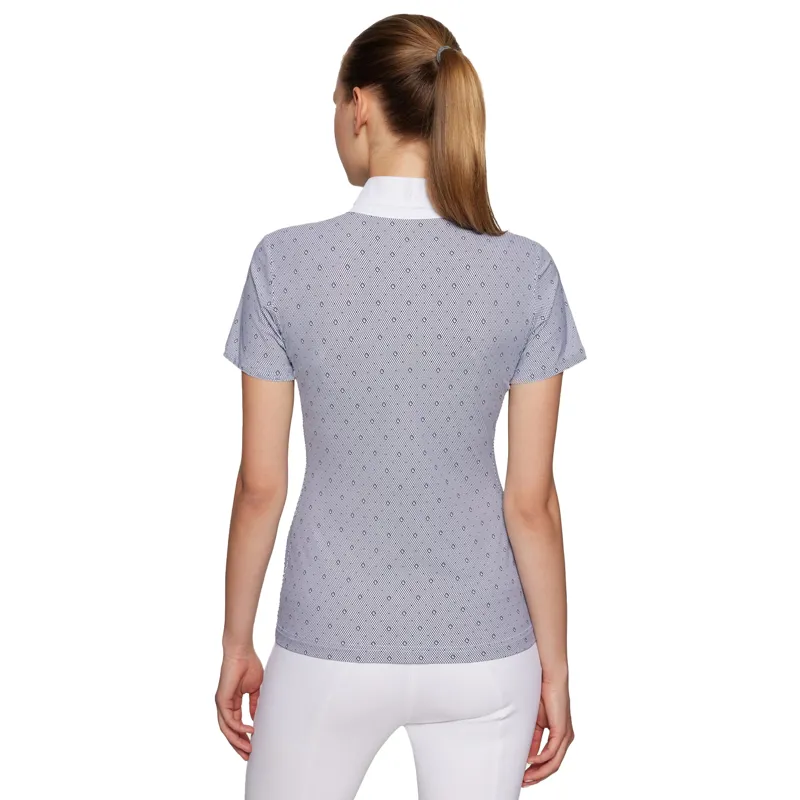 Samshield Carlotta Ladies Short Sleeve Show Shirt - Navy Blazon-1