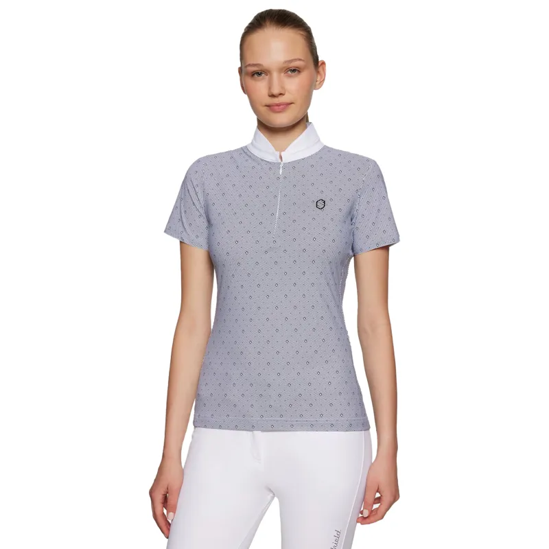 Samshield Carlotta Ladies Short Sleeve Show Shirt - Navy Blazon