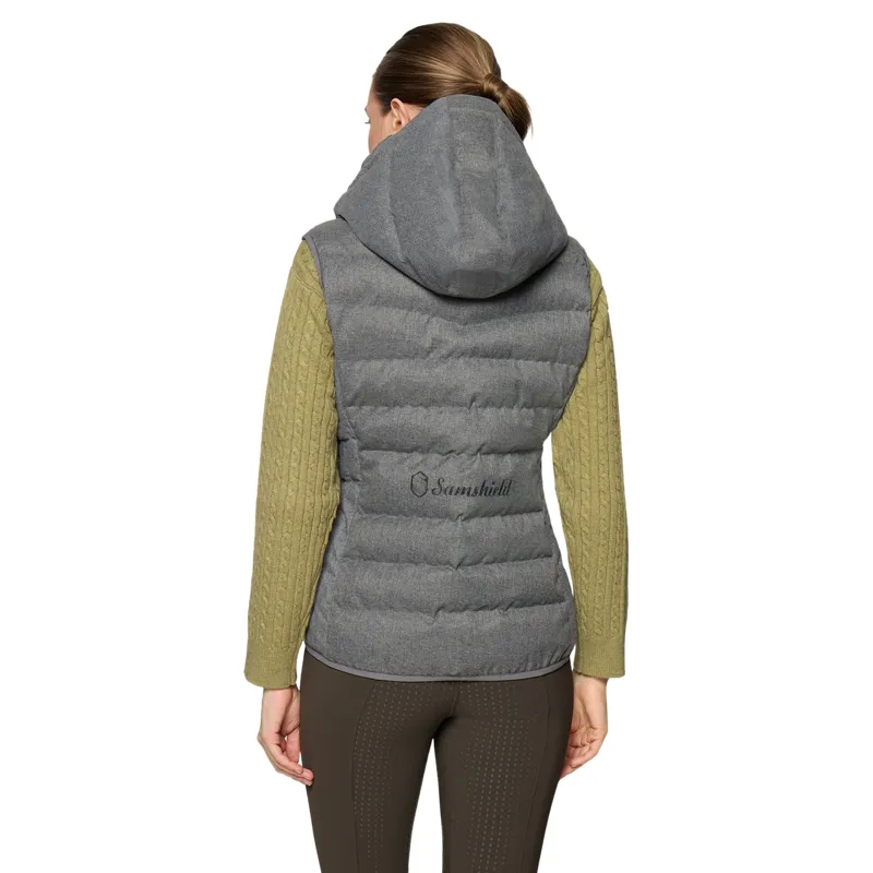 Samshield Chamoniwool Womens Quilted Gilet - Grey-1