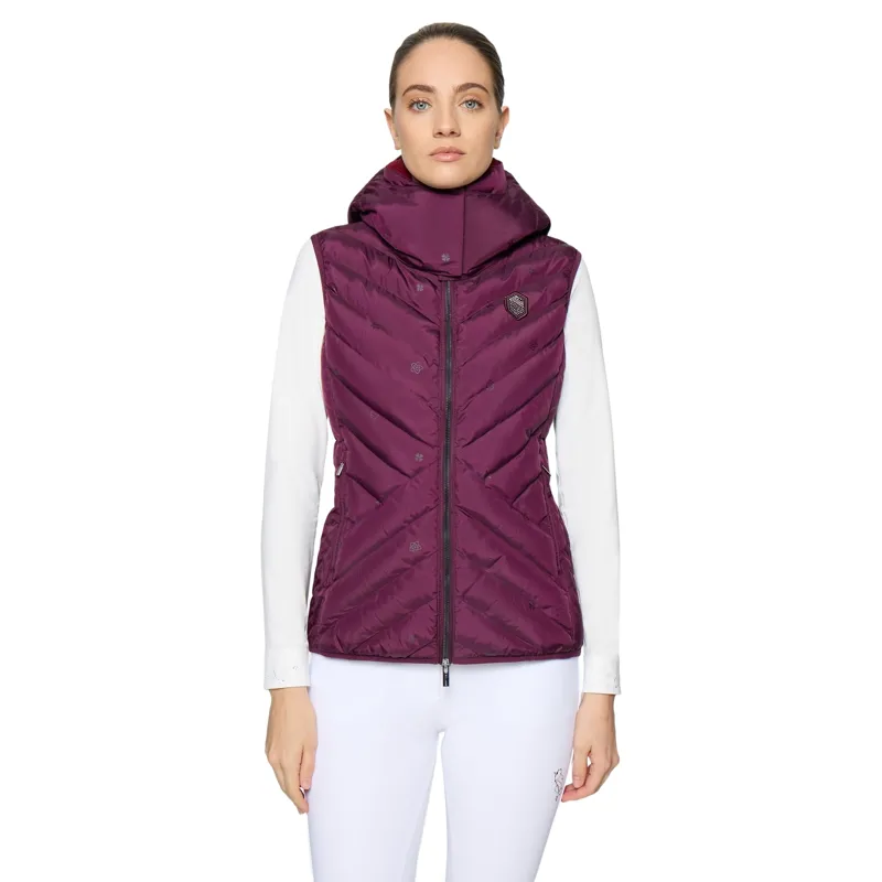 Samshield Chamonix Emblem Edition Womens Quilted Gilet - Plum Pre-Order