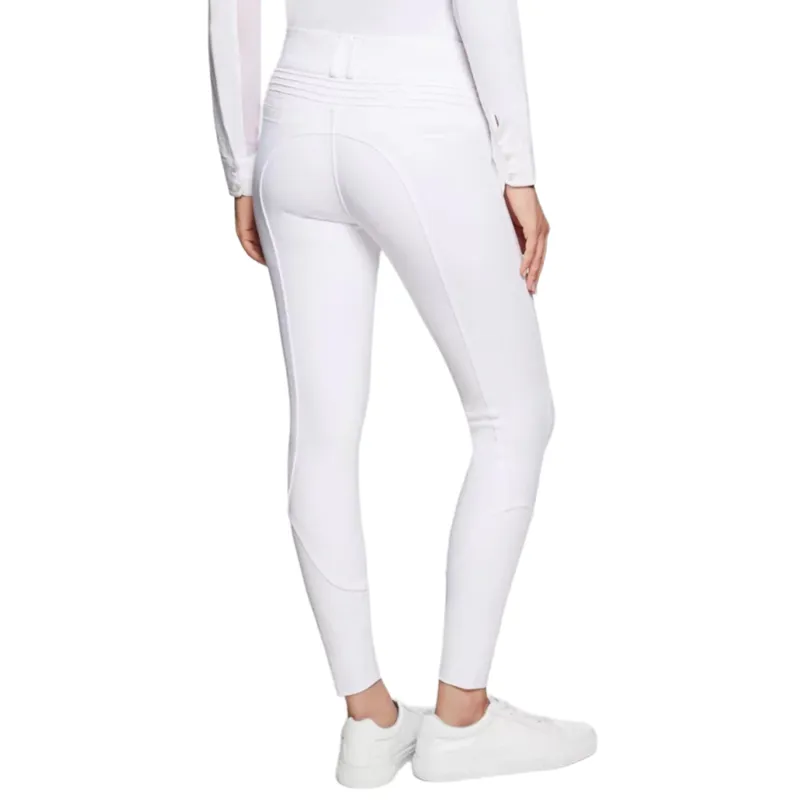 Samshield Clara Premium Full Grip Womens Competition Breeches - White-3