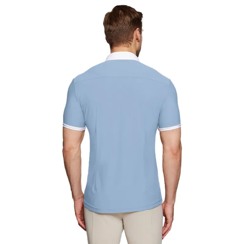Samshield Corentin Mens Short Sleeve Show Shirt - Cashmere Blue-1