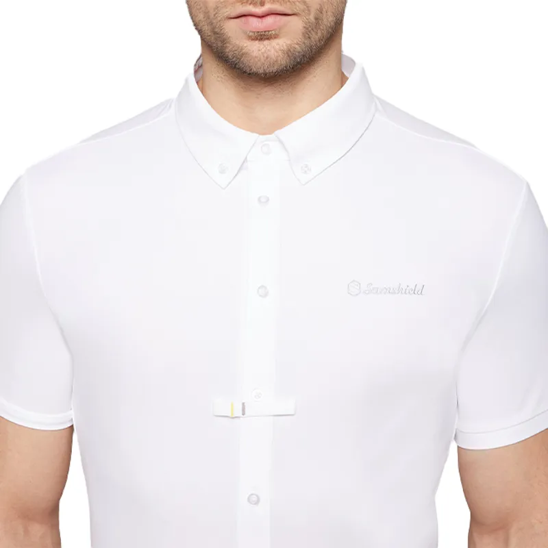 Samshield Corentin Mens Short Sleeve Show Shirt - White-2